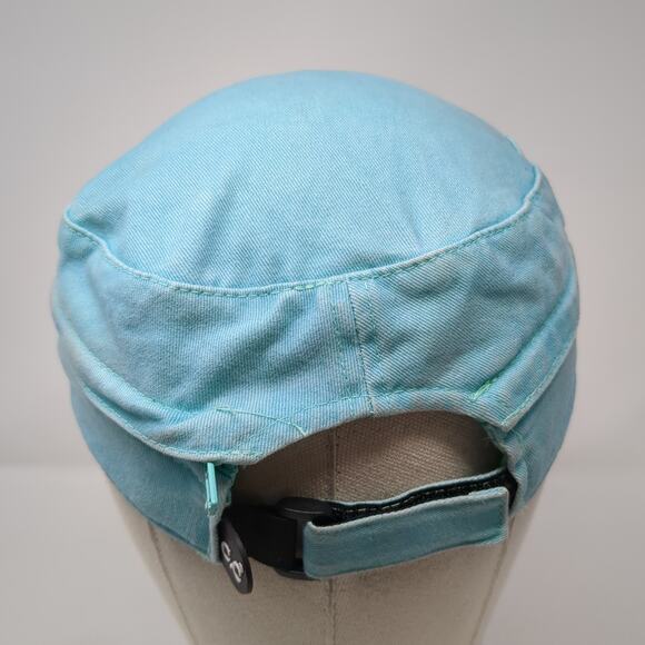 C.C Exclusives Strapback Cadet Army Hat Blue One Size Adjustable Blank - Picture 6 of 10